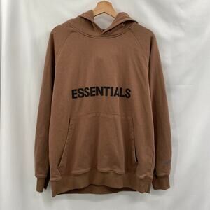 FOG Fear of God XL Essentials Brown Hoodie